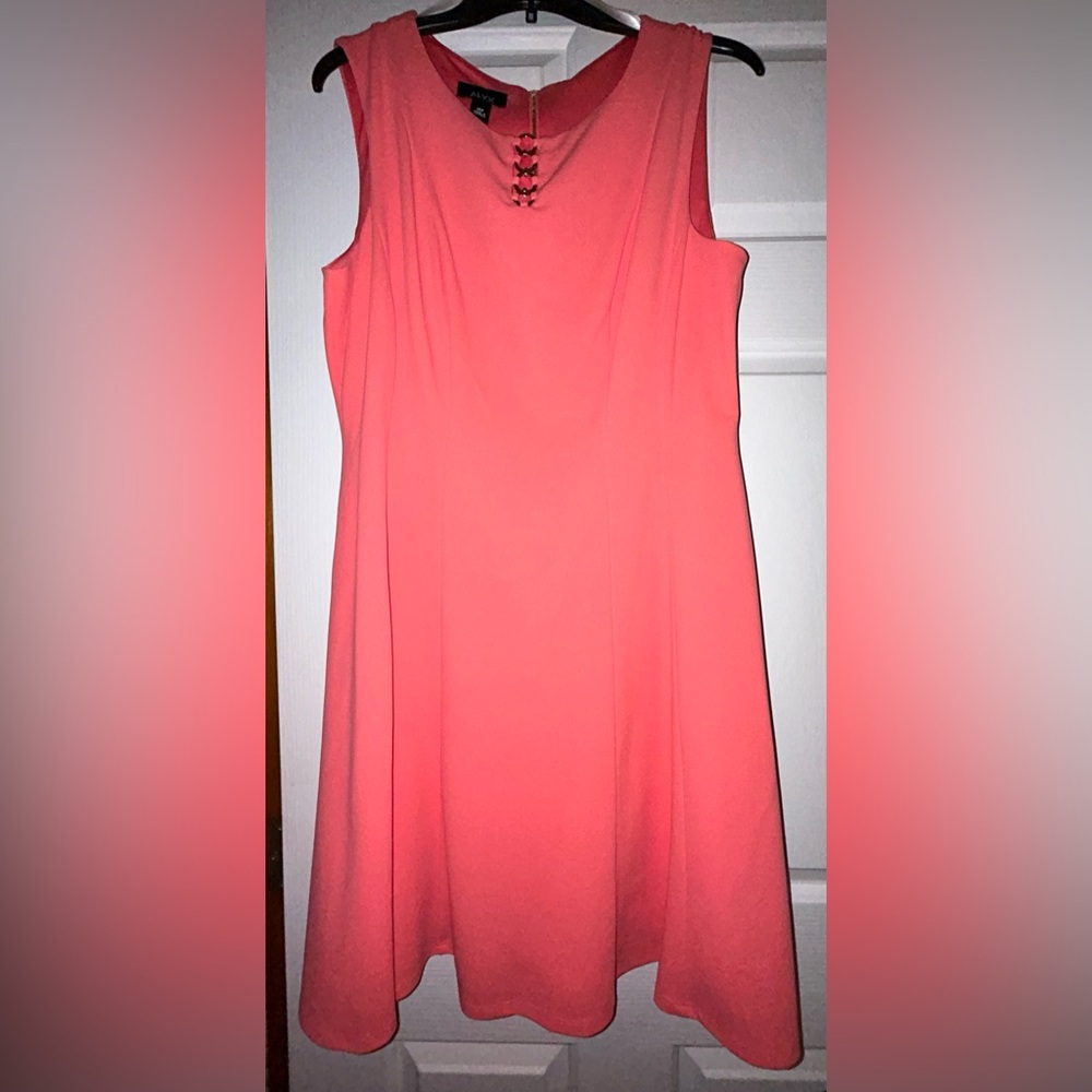 Alyx Dress- coral, size 16p
